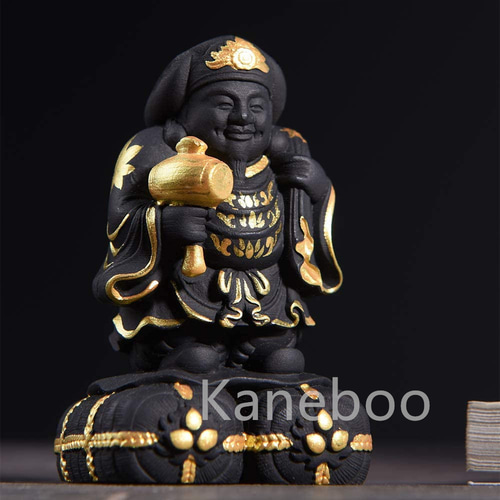 仏像 七福神 大黒天 商売繁盛 (アンチック仕上げ系) 彫刻 Kaneboo 通販