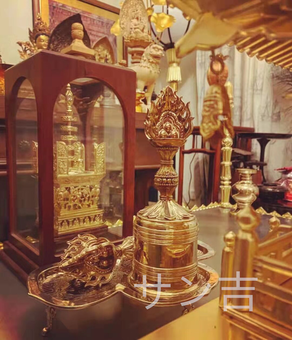 楽天市場】チベット 仏具の通販 【修縁堂】チベット密教法器セット 宝珠杵