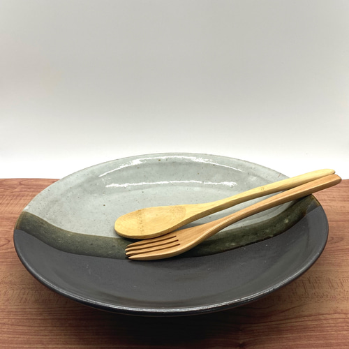 ワンプレート オシャレな八寸皿 【大皿 手仕事 民藝 窯元 和 陶器