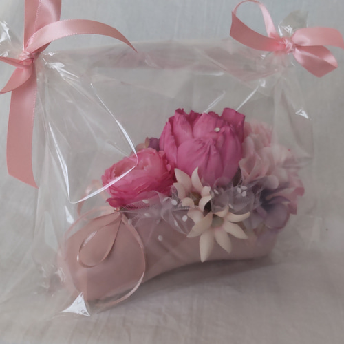 バレエの発表会のプレゼントに♡ チェリーピンクのパフュームフラワー