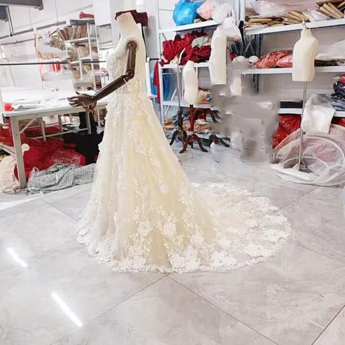 美品！カラードレス 贅沢な総レース 背中見せ マーメイドライン 結婚式  