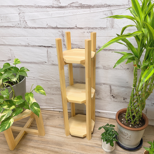 3段プランタースタンド内径200/グリーンスタンド/観葉植物棚