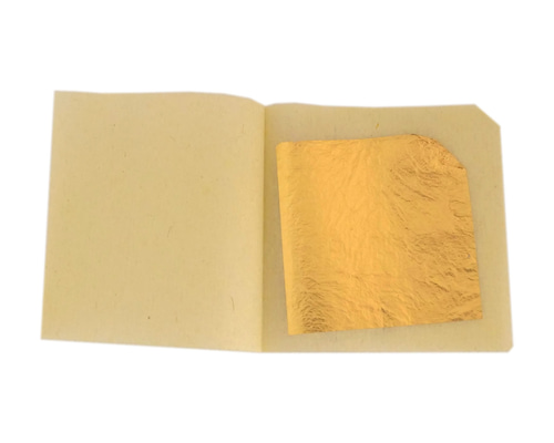 純金箔シート 純金24K 約4.33*4.33cm レジン 封入 ネイルアート デコ