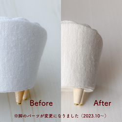 ミニチュアシェルソファのリングスタンド リングピロー  一人がけ ホワイト 2枚目の画像