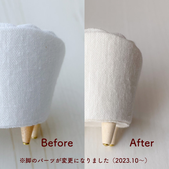 ミニチュアシェルソファのリングスタンド リングピロー  一人がけ ホワイト 2枚目の画像