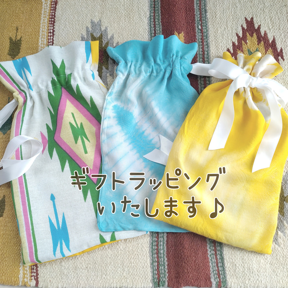 オルテガ柄ラグ生地　ちょっとそこまで♪便利なサイズ感で普段使いにぴったり！　ミニトートバッグ　《モノトーン系カラー》 7枚目の画像