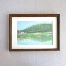 ダリの模写、パステル画、額入り、 dd913dba9ed27190d6a2227cd906b4