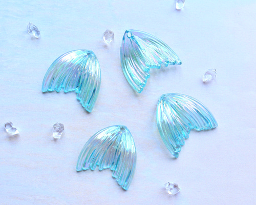 クリスタルブルー 魚のアート作品 62/150