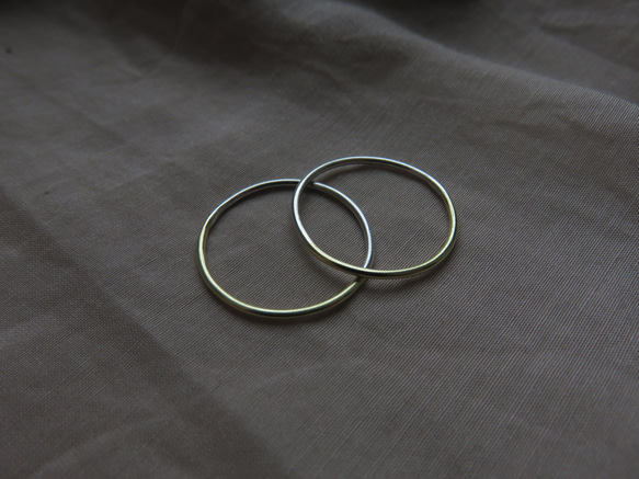 by color ring (silver&brass) 1枚目の画像