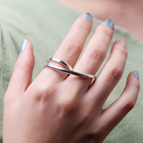 リング 指輪 DualFlowシルバー チョーカー ひろかっ 