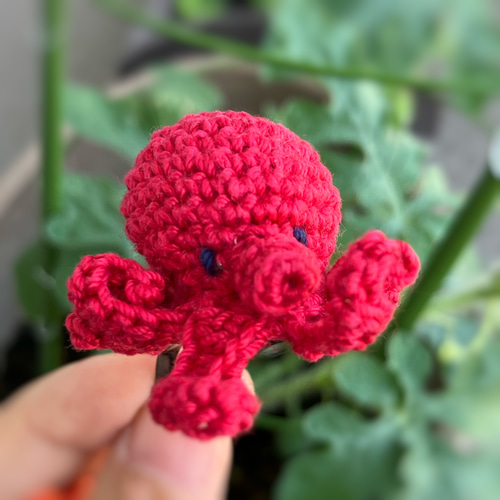 めんだこ ベビーヘアクリップ ヘアピン ヘアゴム メンダコ タコ メンダコのベビーヘアクリップ | yukotto's STORE