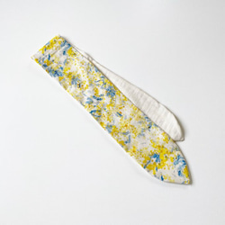 Mimosa ♡ 春夏圍巾，也可用作頭巾 ♡ 配有冰袋，讓您保持涼爽 ♡ 含羞草圖案頸部冷卻髮帶 第8張的照片