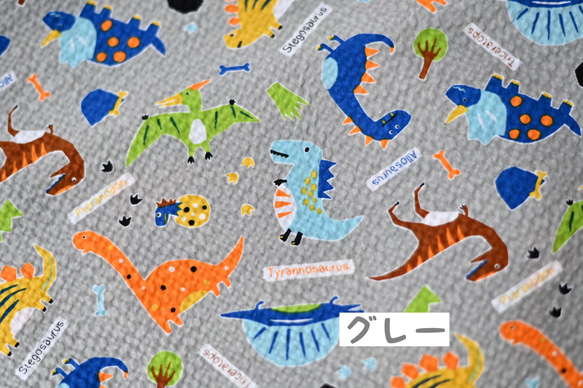 【70 80】色が選べる恐竜甚平ロンパース   ベビー甚平 赤ちゃん甚平　男の子 3枚目の画像