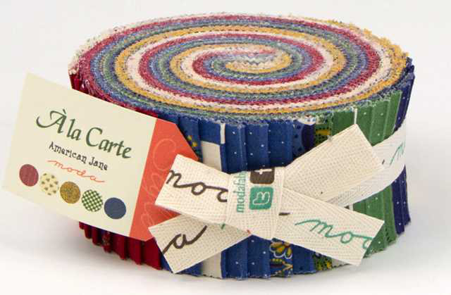 「A La Carte」 ジェリーロール カットクロス moda 生地 American Jane