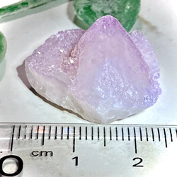 精霊を呼ぶ石✨カクタスアメジスト　サボテン水晶　ラフストーン　原石 4枚目の画像