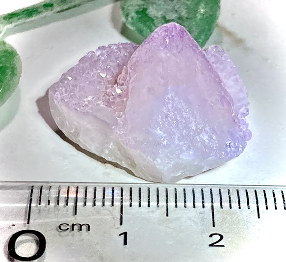 精霊を呼ぶ石✨カクタスアメジスト　サボテン水晶　ラフストーン　原石 4枚目の画像