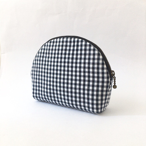 °˖✧ うぇい ✧˖°窓口 着付け　がま口　ポーチ特別価格 推し活ポーチ⇈ 窓付きがま口ポーチ ミニサイズ（青