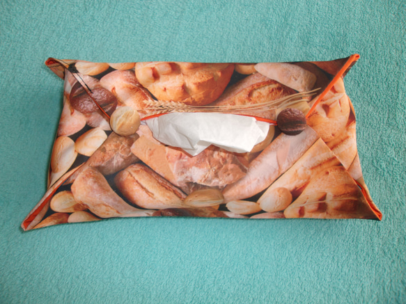 パン柄のテッシュカバー　おいしそー 2枚目の画像