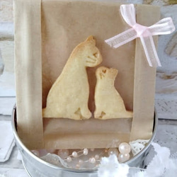 貓形餅乾模具（互相看著對方）/Cat-shaped cookie cutter 第2張的照片