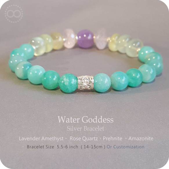 ★ Water Goddess 星球天河水神 ★ Silver Bracelet HB001 第4張的照片