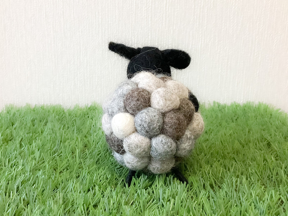 【送料無料！】羊毛フェルト ひつじ インテリア小物 9枚目の画像
