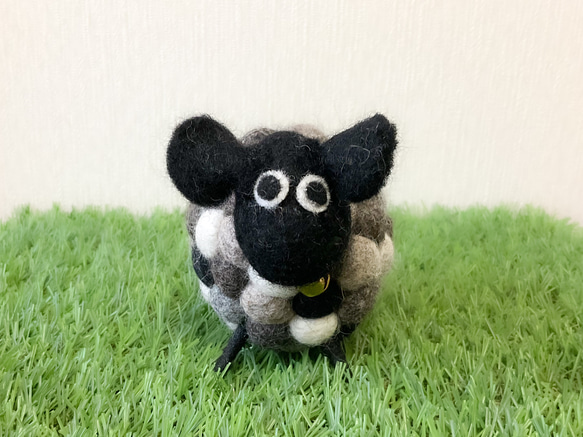 【送料無料！】羊毛フェルト ひつじ インテリア小物 7枚目の画像