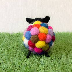 【送料無料！】羊毛フェルト ひつじ インテリア小物 6枚目の画像