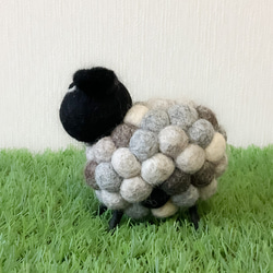 【送料無料！】羊毛フェルト ひつじ インテリア小物 8枚目の画像