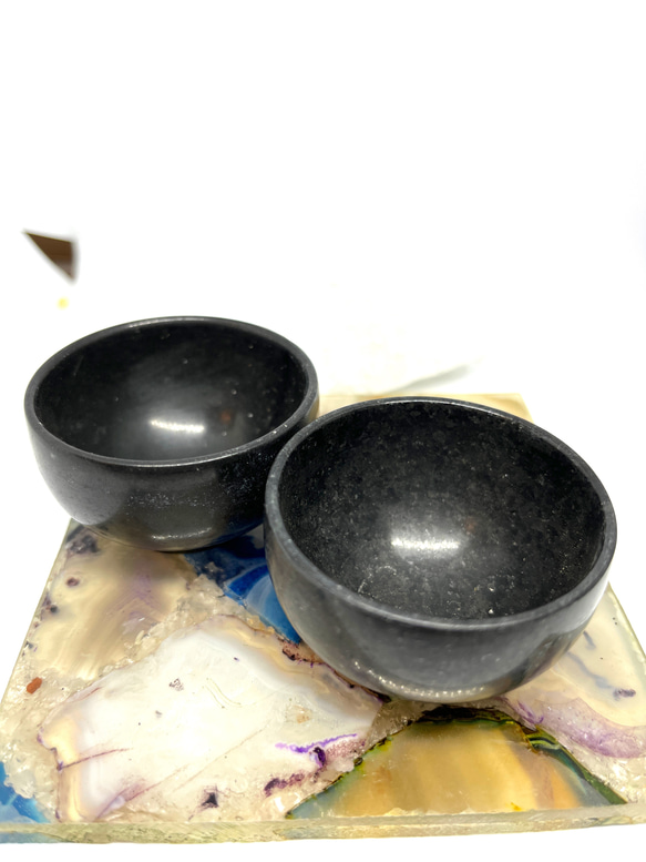 薬王石 奇跡の石 おちょこ2つセット おちょこ・ぐい呑み・徳利