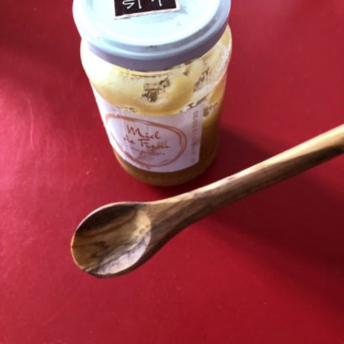 オリーブの木 ビンの底まできちんとすくえるよ！ マドラースプーン 約