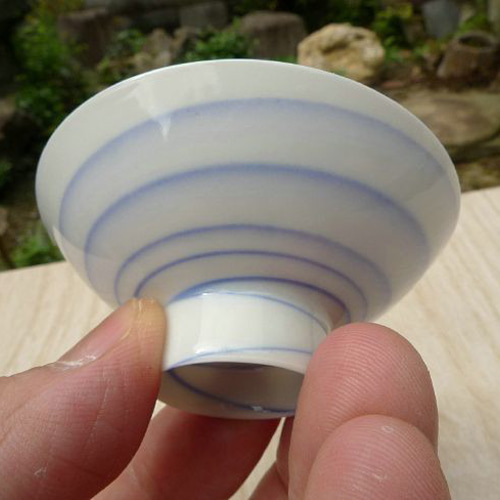 ◇商品番号 4339 練り込み平盃 賀泉 おちょこ・ぐい呑み・徳利
