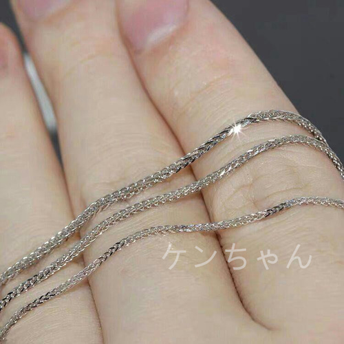 PT950 ネックレス プラチナ45cmねじれデザイン DEVAS 7月土日限定 11%クーポン▽ プラチナ ネックレス pt950