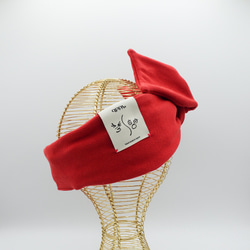 雙面吊牌紅肋 | 可變頭巾 | QPPA®︎ 頭髮頭巾帽子 第19張的照片
