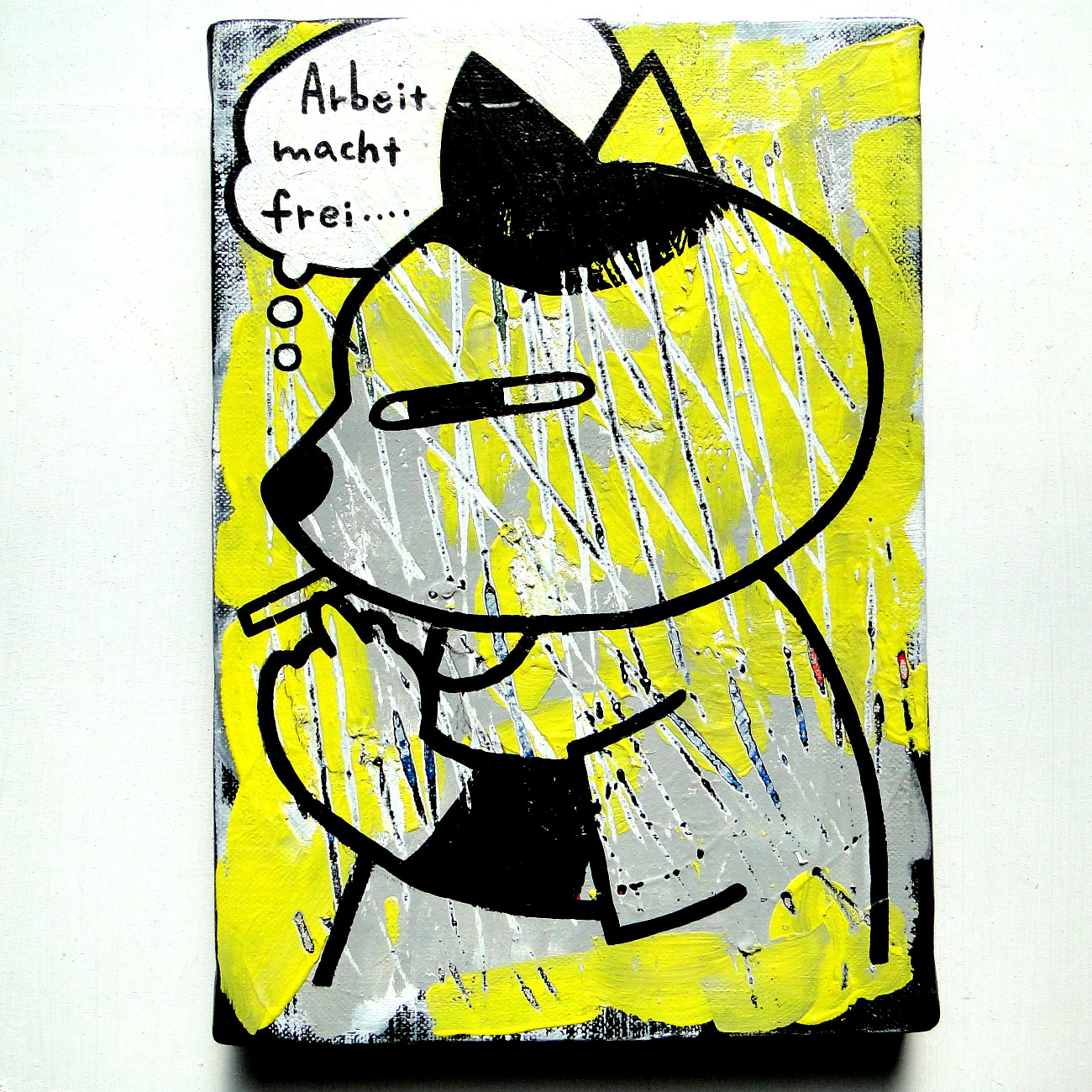 077草むらの猫 原画 一点物 絵画 アトリエ雅夫 通販 11591386