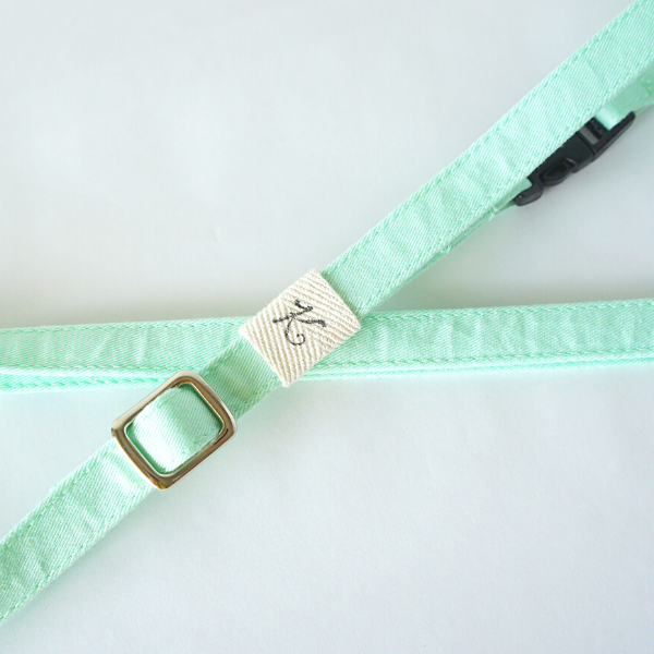 【ドッグカフェで使うリード】無地☆ミントグリーン