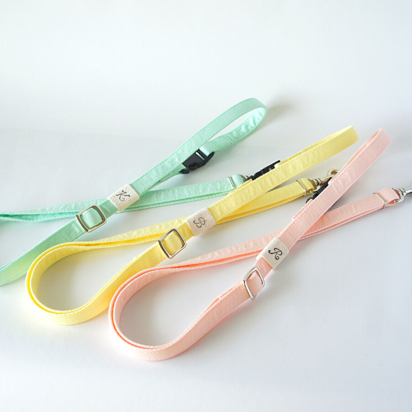 【ドッグカフェで使うリード】無地☆ミントグリーン