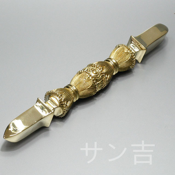チベット仏教法器 真言宗 独鈷杵 金剛杵 真鍮製 vajra 13.1cm その他 