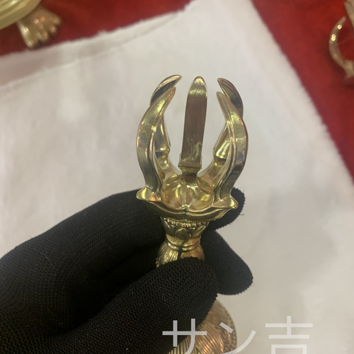 チベット仏教法器 真言宗 鐘 チベタンベル 真鍮製 金剛鈴 密教法