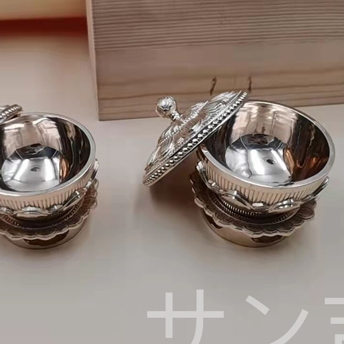 密教法器 洒水器 塗香器 2器1セット 法具 真鍮製