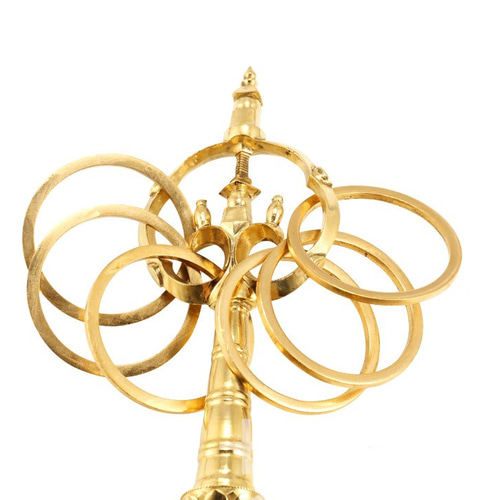 法器 真言宗 法杖 五鈷杵錫杖 密教法具 禅杖 仏教美術 真鍮製