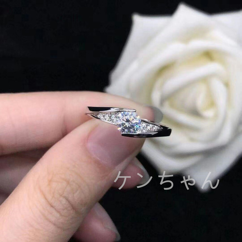 PT950指輪 ダイヤモンド 0.5ct プラチナ61 指輪・リング ケンちゃん 