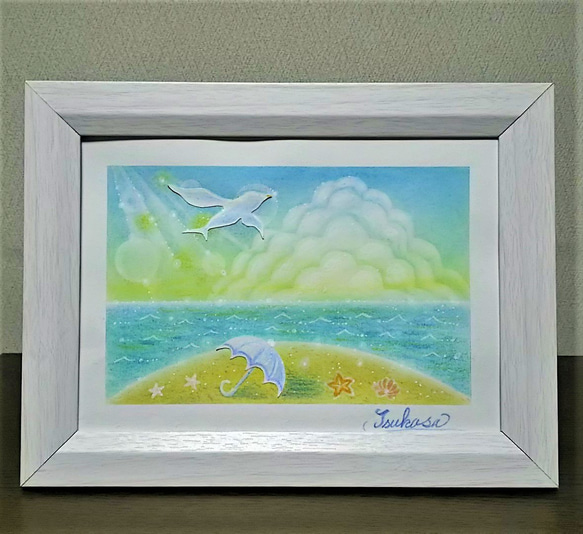 パステルアート 夏のかたみ パステル画原画 絵画 T's Arts 通販