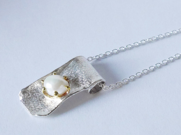 1点物★baroque pearl necklace(sv) 1枚目の画像