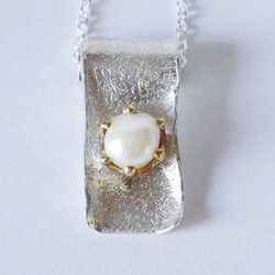 1点物★baroque pearl necklace(sv) 2枚目の画像