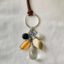 beads charms necklace(no.9) 4枚目の画像