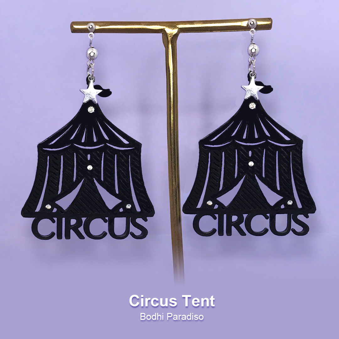 Circus Tent ピアス・全2色（サーカス シルエットシリーズ