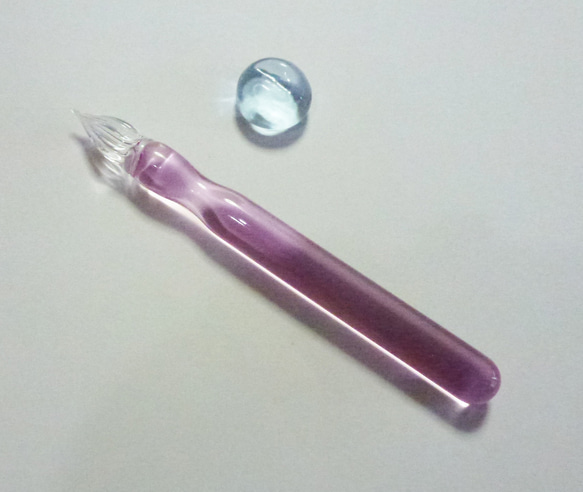 Color 硬質ガラスペン　ライトピンク + ペンレストCS 4枚目の画像