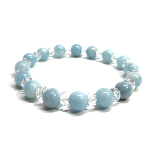 アクアマリン ストーンブレス ブレスレット 天然石ブレスレット 8mm