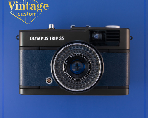 ヴィンテージ】レトロフィルムカメラ オリンパス PEN TRIP 35 Midnight