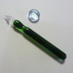 Color 硬質ガラスペン　グリーン + ペンレストCS 4枚目の画像